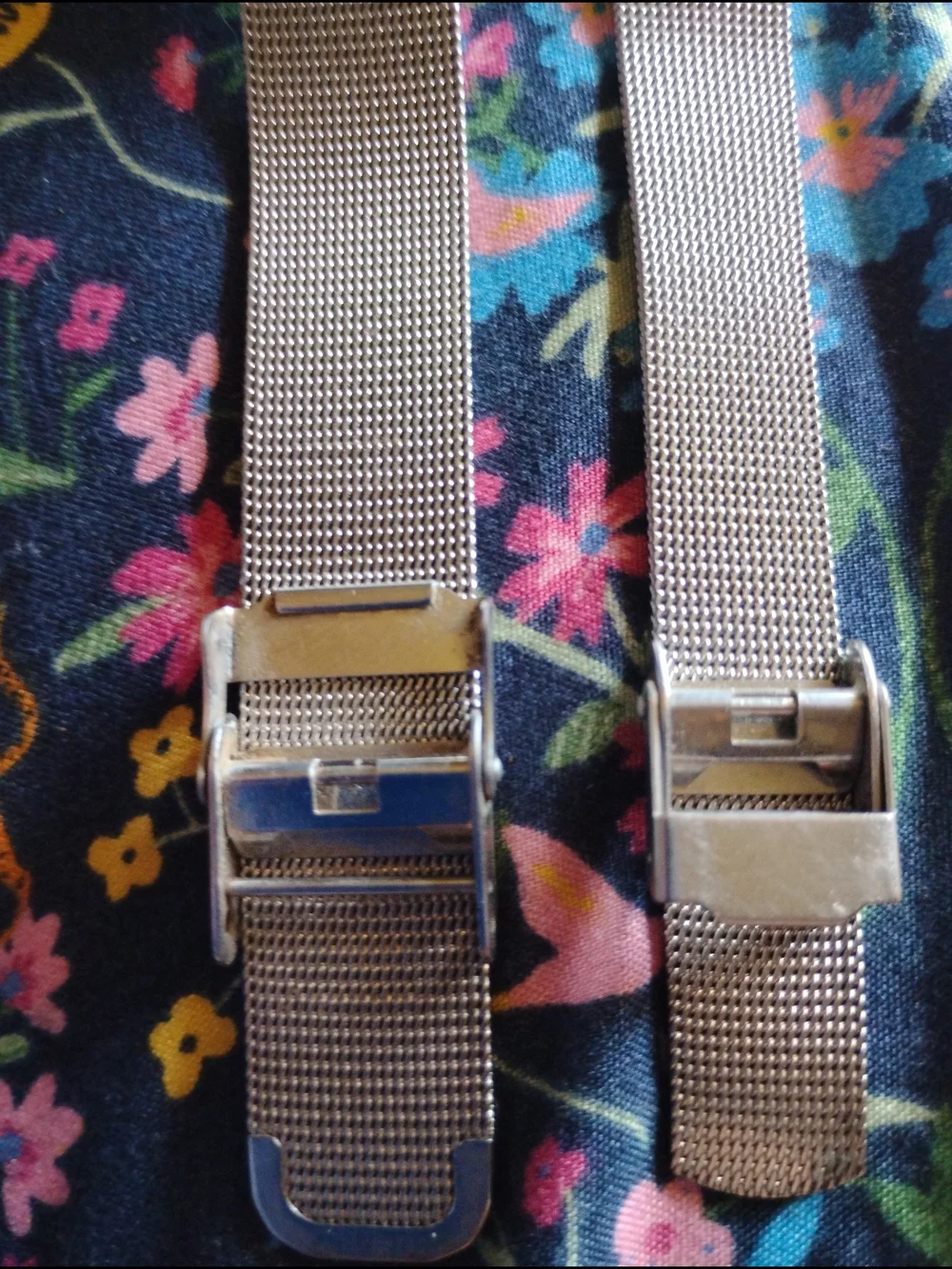 Skagen Men’s & WOMANS Blue Dial Stainless Steel Mesh Strap Watch